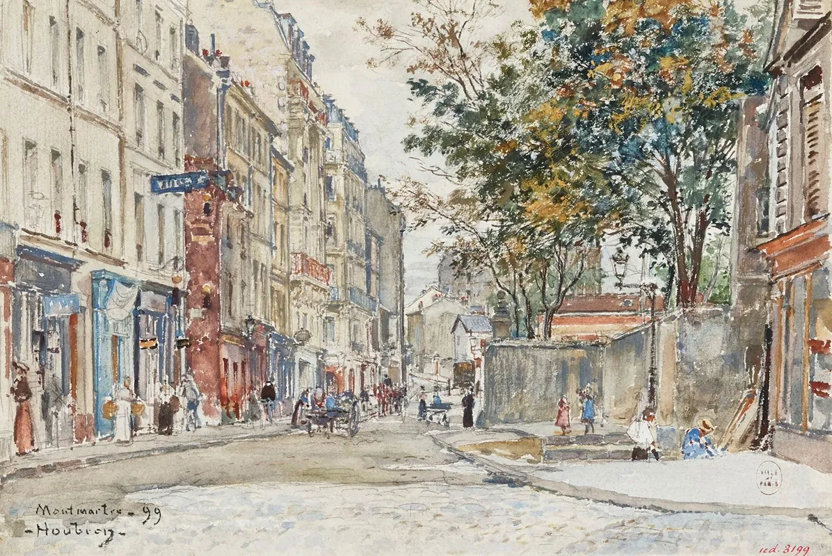 Rue Hermel A Montmartre
