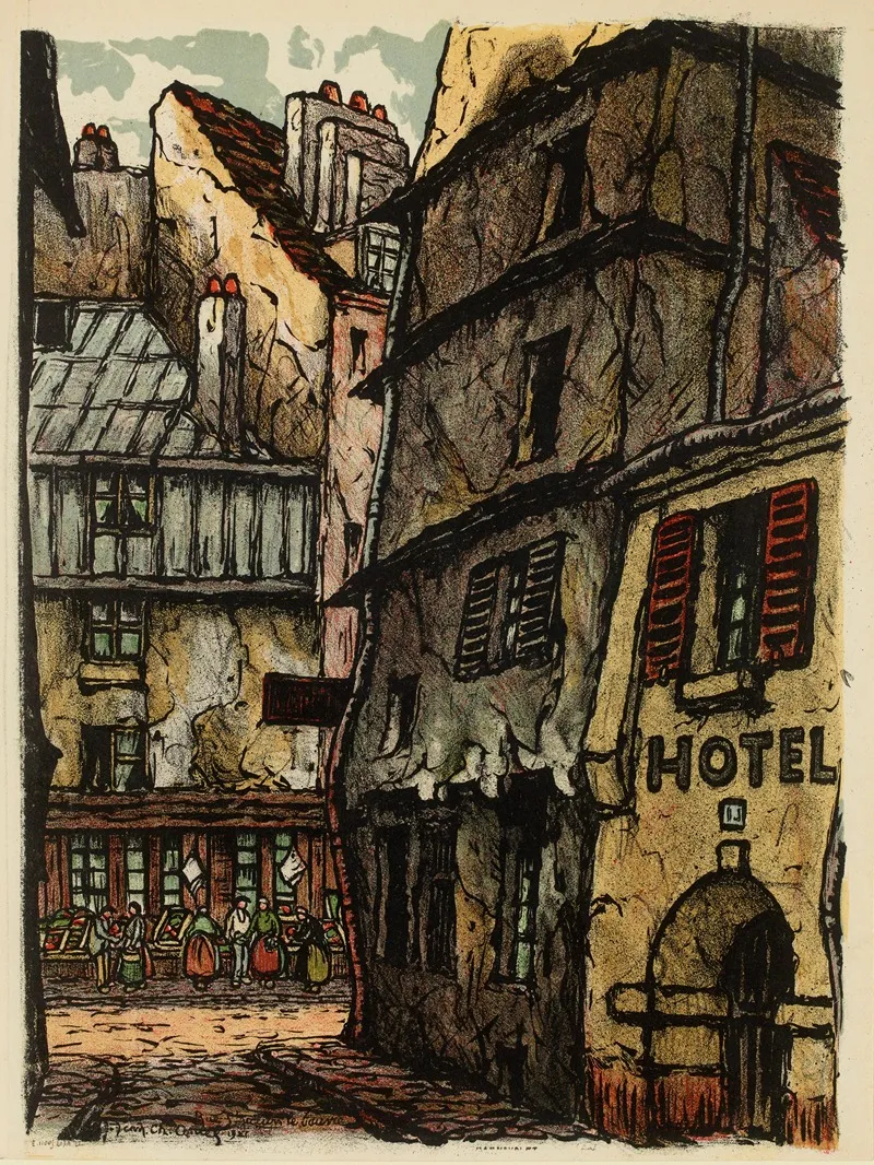Rue Saint Julien Le Pauvre 2 Wall Art by Jean-Charles Contel - High-Resolution Digital Print