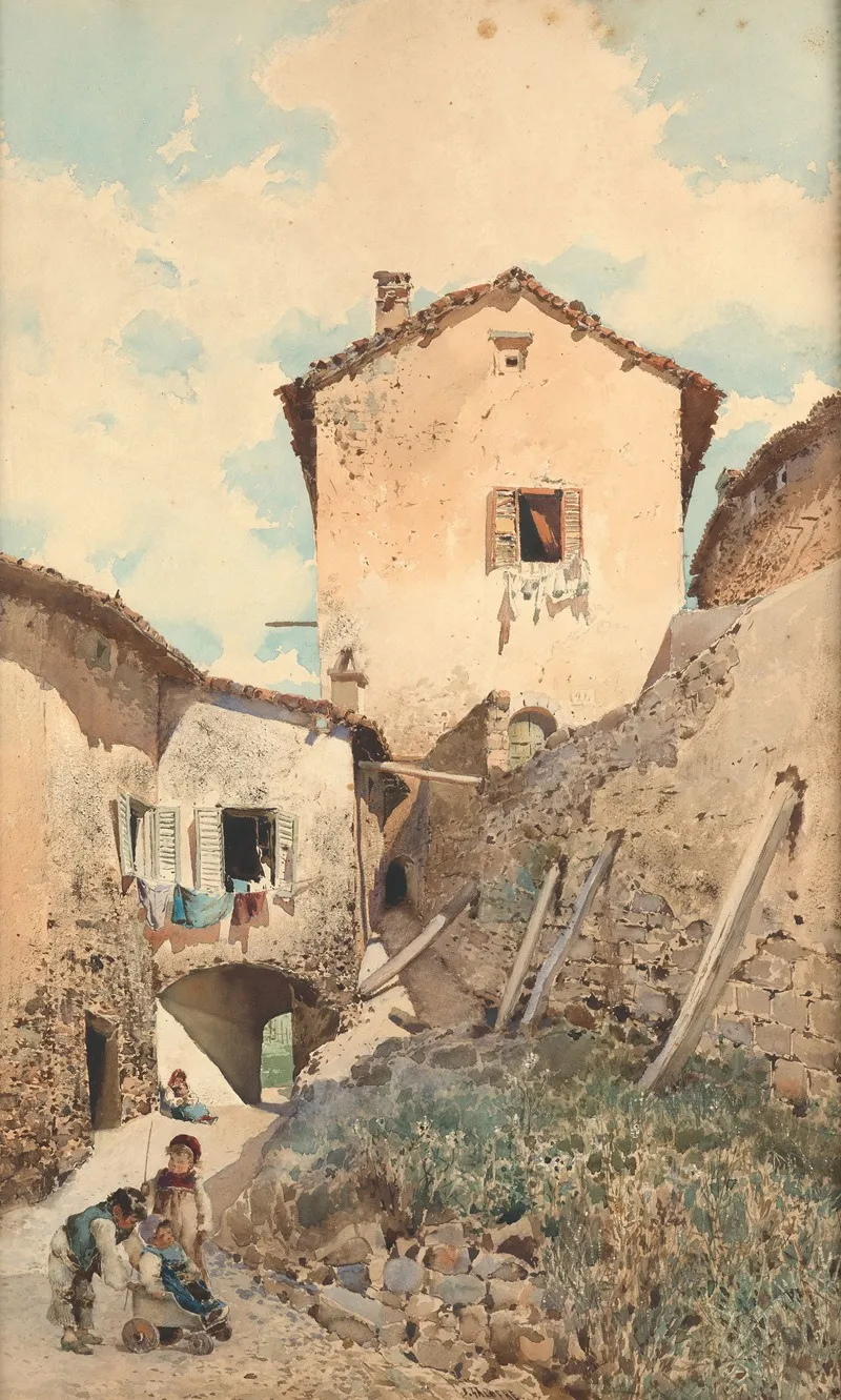 Ruelles En Espagne Wall Art by Baldomero Galofre - High-Resolution Digital Print