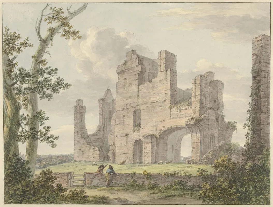 Ruine Van De Abdij Van Rijnsburg