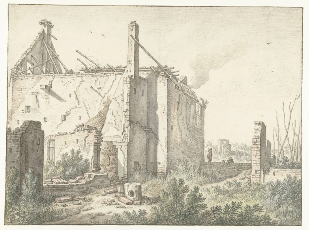 Ruine Van Een Huis In Utrecht