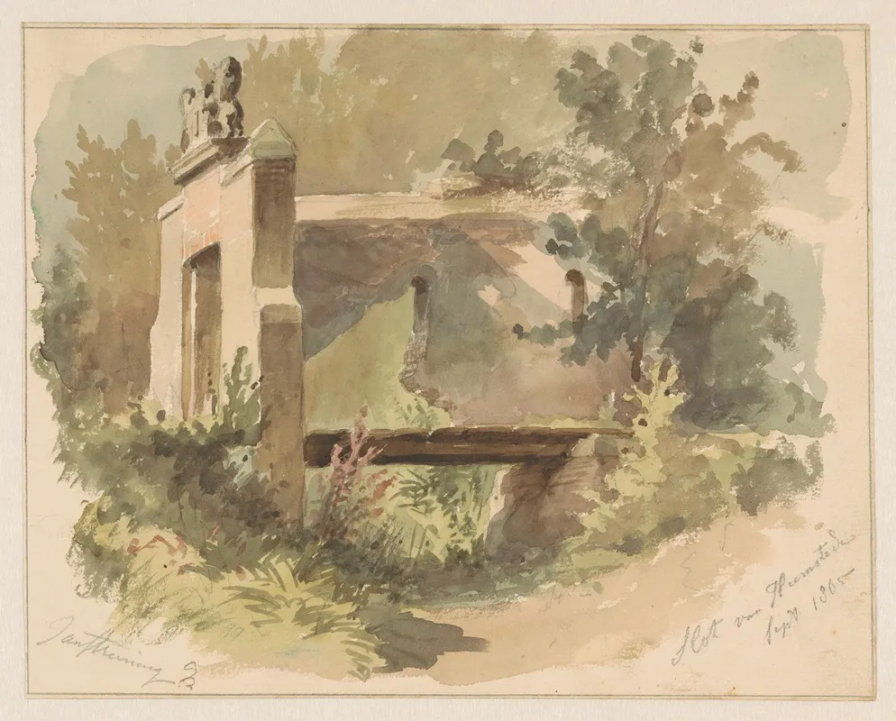 Ruine Van Het Slot Van Heemstede