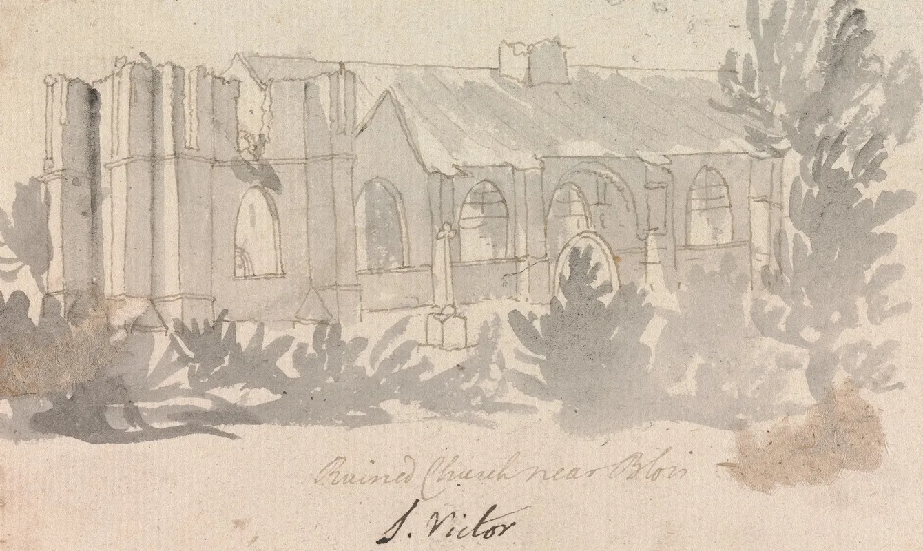 Ruined Church Near Blois
