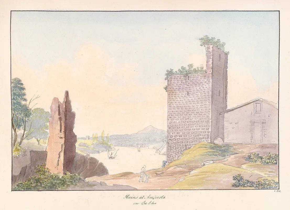 Ruins At Amposta On The Ebro