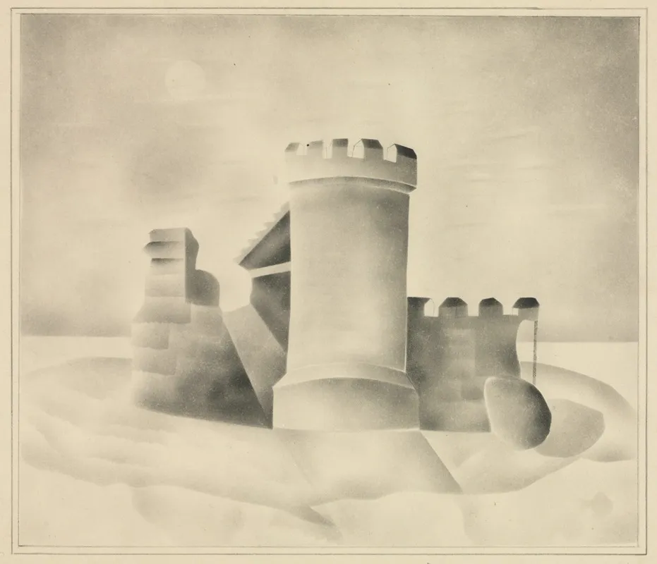 Ruins By Moonlight Wall Art by Mary Altha Nims - High-Resolution Digital Print