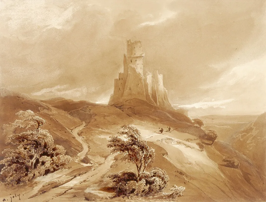 Ruins Of A Chateau De Tournoel
