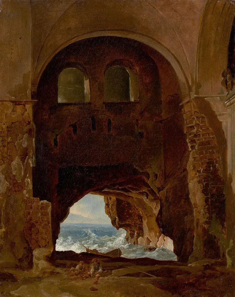 Ruins Of A Cloister By The Sea
