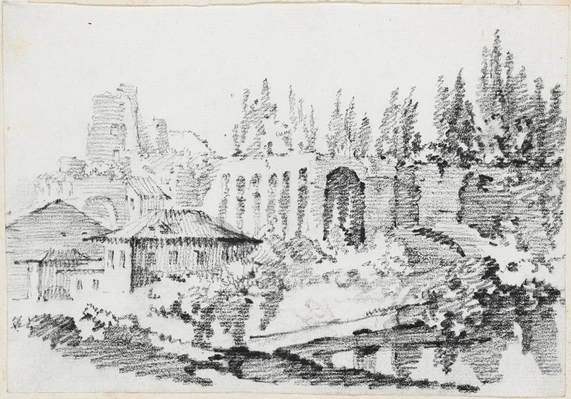 Ruins Of The Imperial Palaces On The Palatine Hill