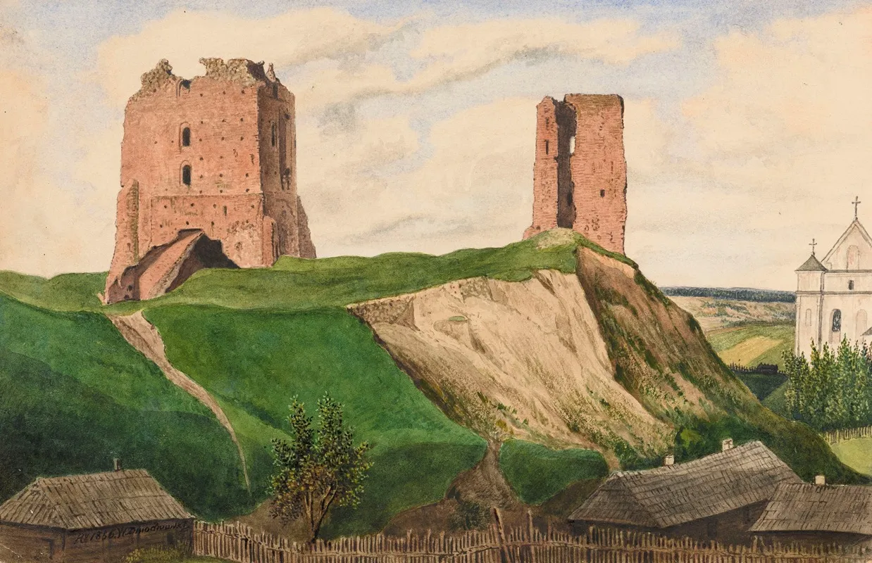 Ruins Of The Nowogrodek Navahrudak Castle
