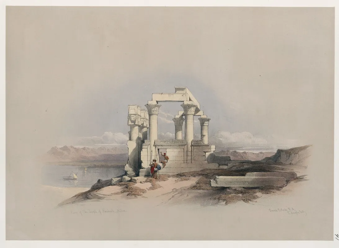 Ruins Of The Temple Of Kardeseh Qirtasi Nubia