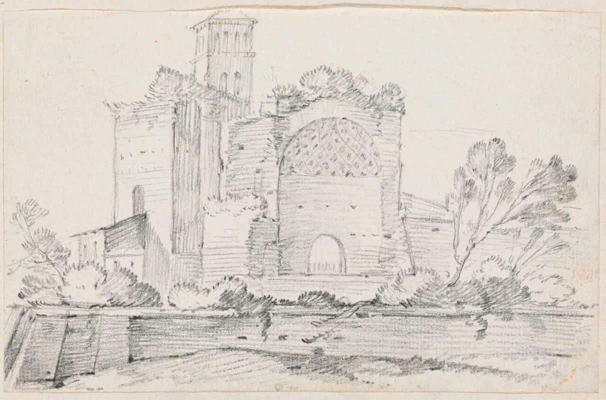 Ruins Of The Temple Of Venus And Rome In The Forum