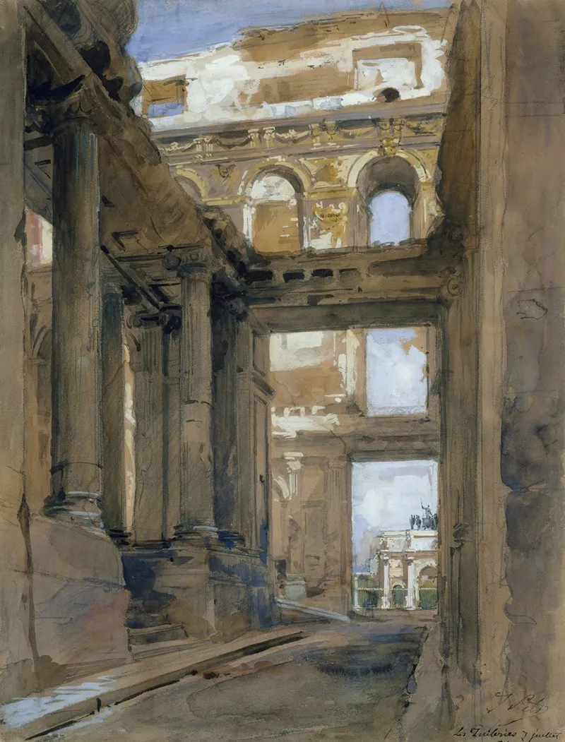 Ruins Of The Tuileries Palace