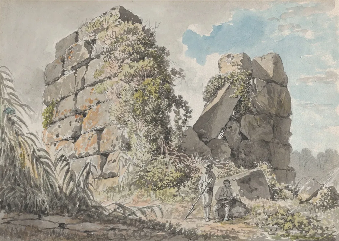 Ruins On The Right Of The Via Appia