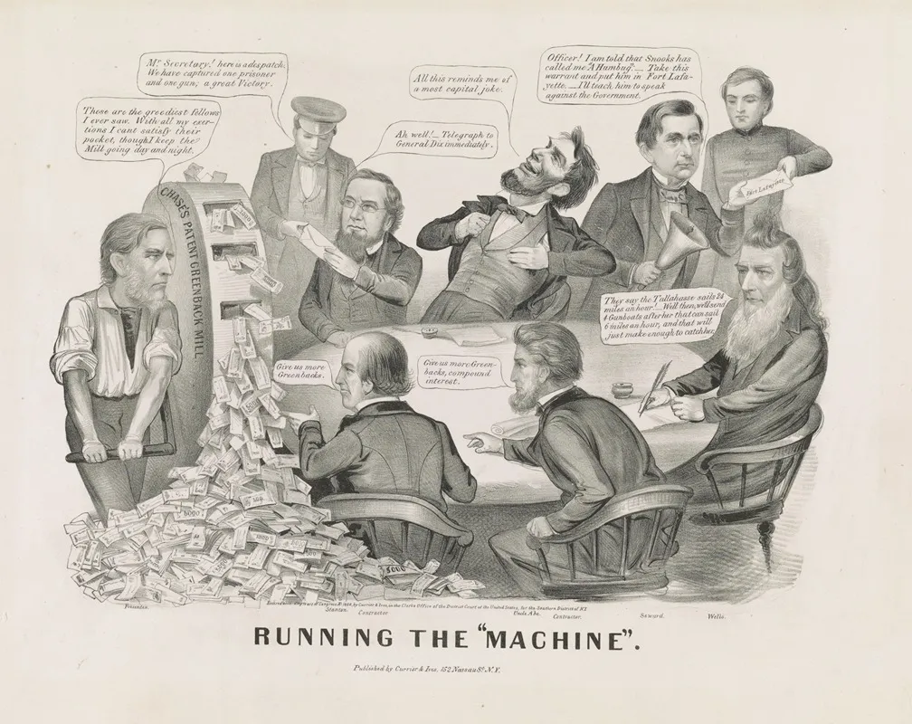 Running The Machine Wall Art by John Cameron - High-Resolution Digital Print