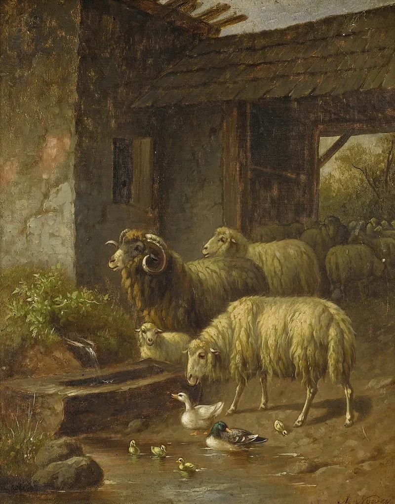 Rural Scene 2 Wall Art by Arthur Trevethin Nowell - High-Resolution Digital Print