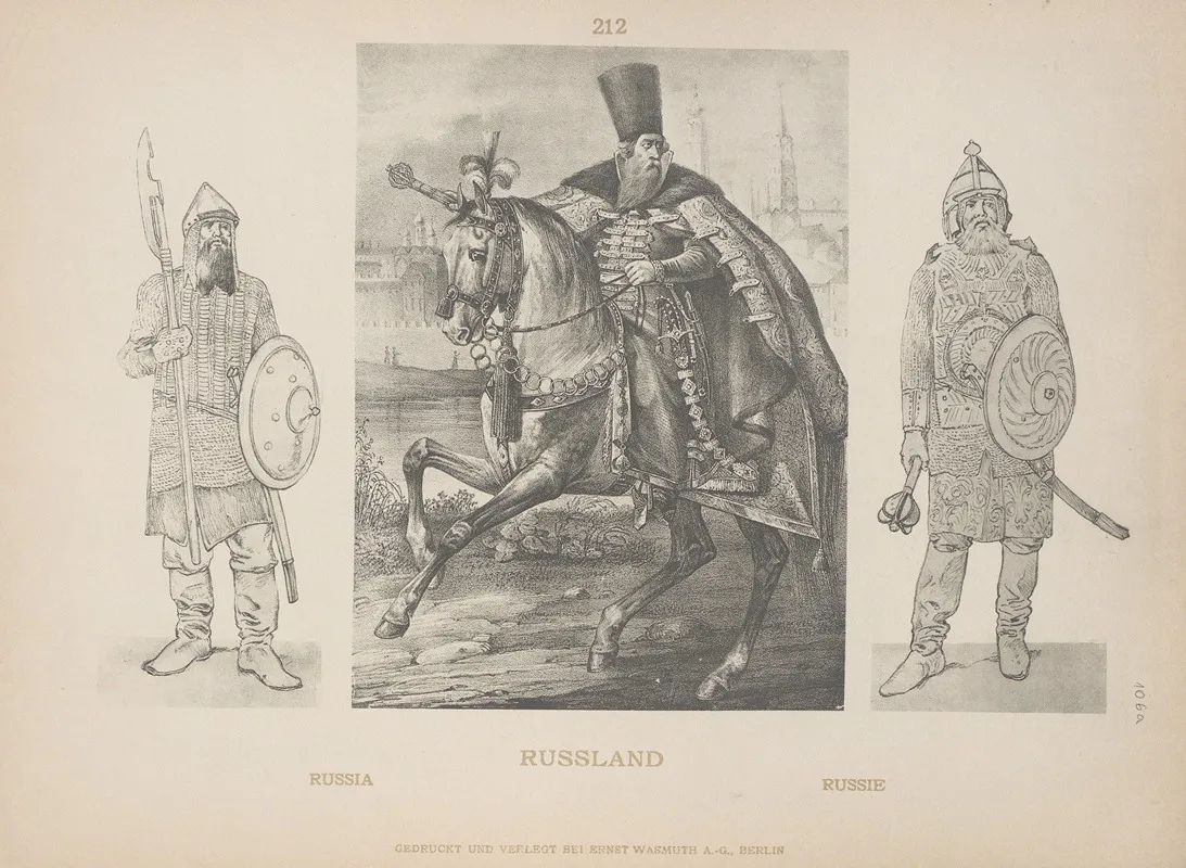 Russia 2 Wall Art by Adolf Rosenberg - High-Resolution Digital Print