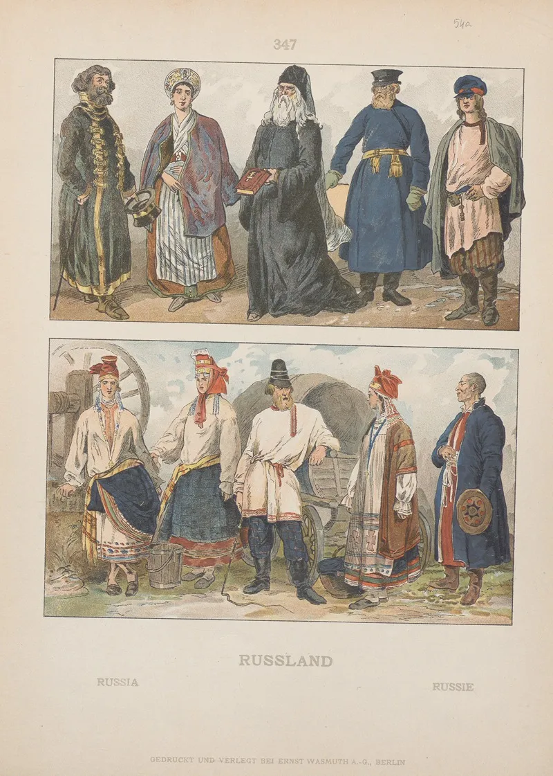 Russia 5 Wall Art by Adolf Rosenberg - High-Resolution Digital Print