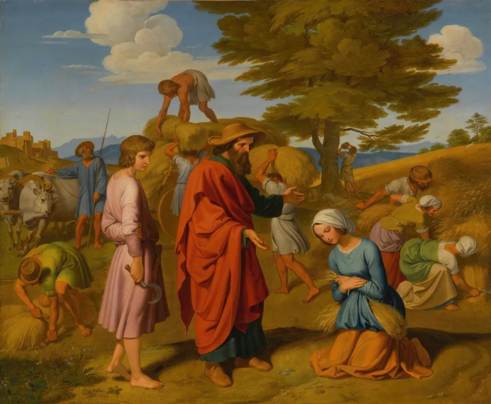 Ruth And Boaz 4 Wall Art by Nazarene School - High-Resolution Digital Print