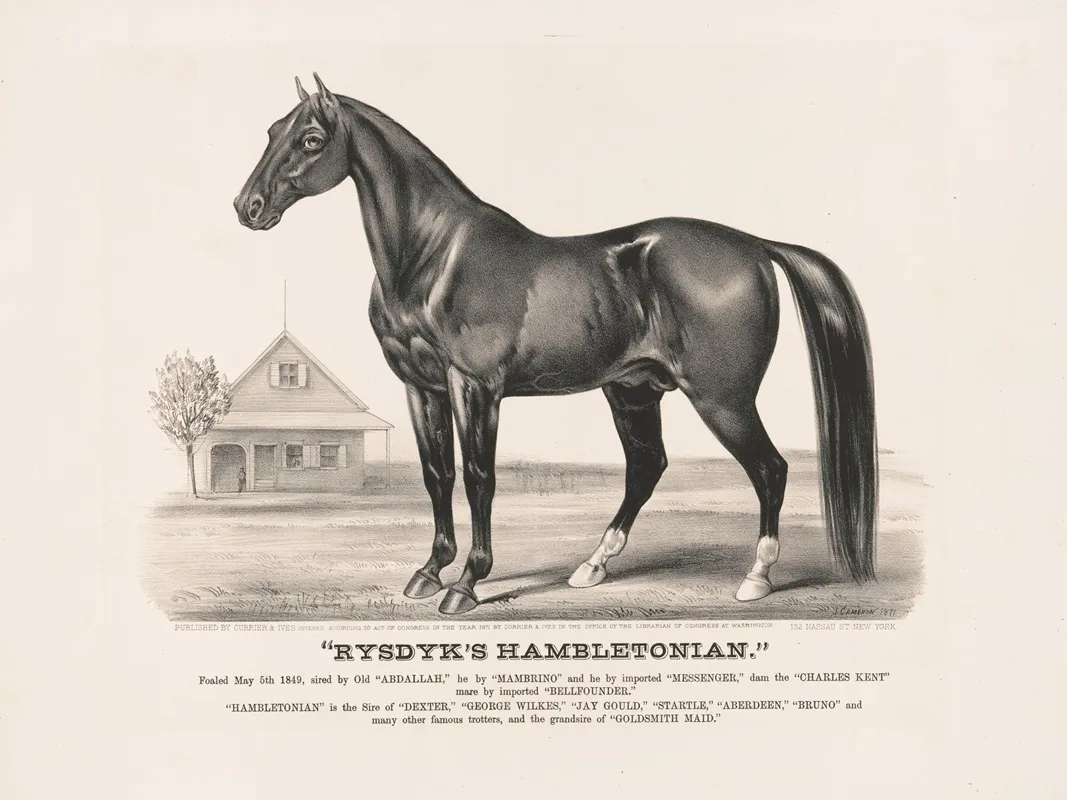 Rysdyks Hambletonian Wall Art by John Cameron - High-Resolution Digital Print