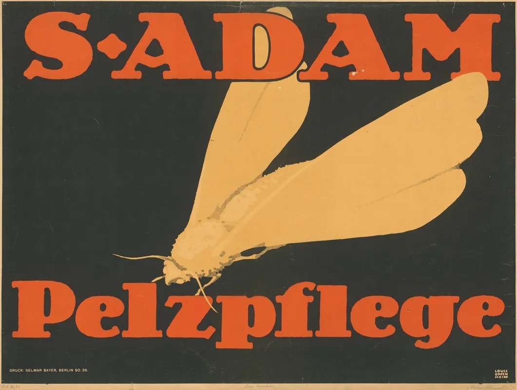 S Adam Pelzpflege 2 Wall Art by Louis Oppenheim - High-Resolution Digital Print
