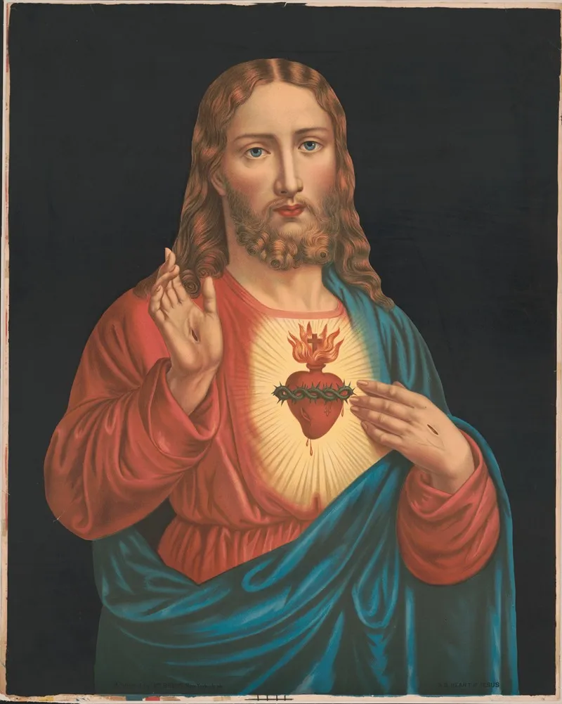 S S Heart Of Jesus Wall Art by William Bruns - High-Resolution Digital Print