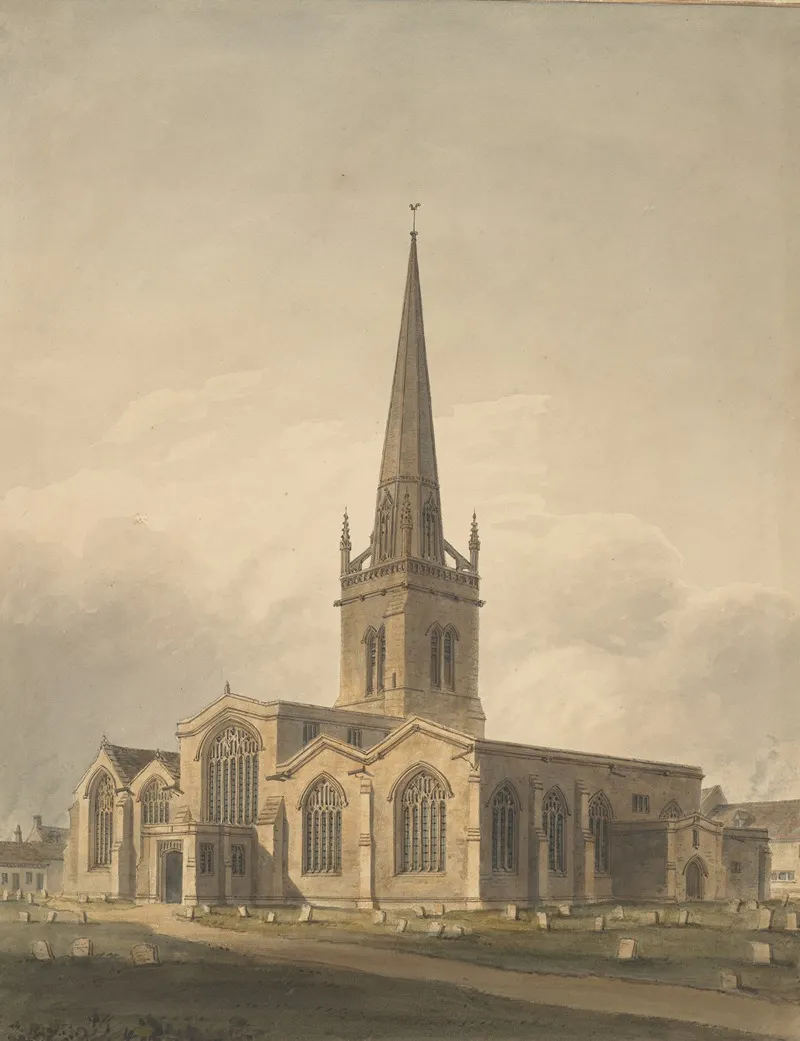 S W View Of St Helens Church Abingdon Berkshire