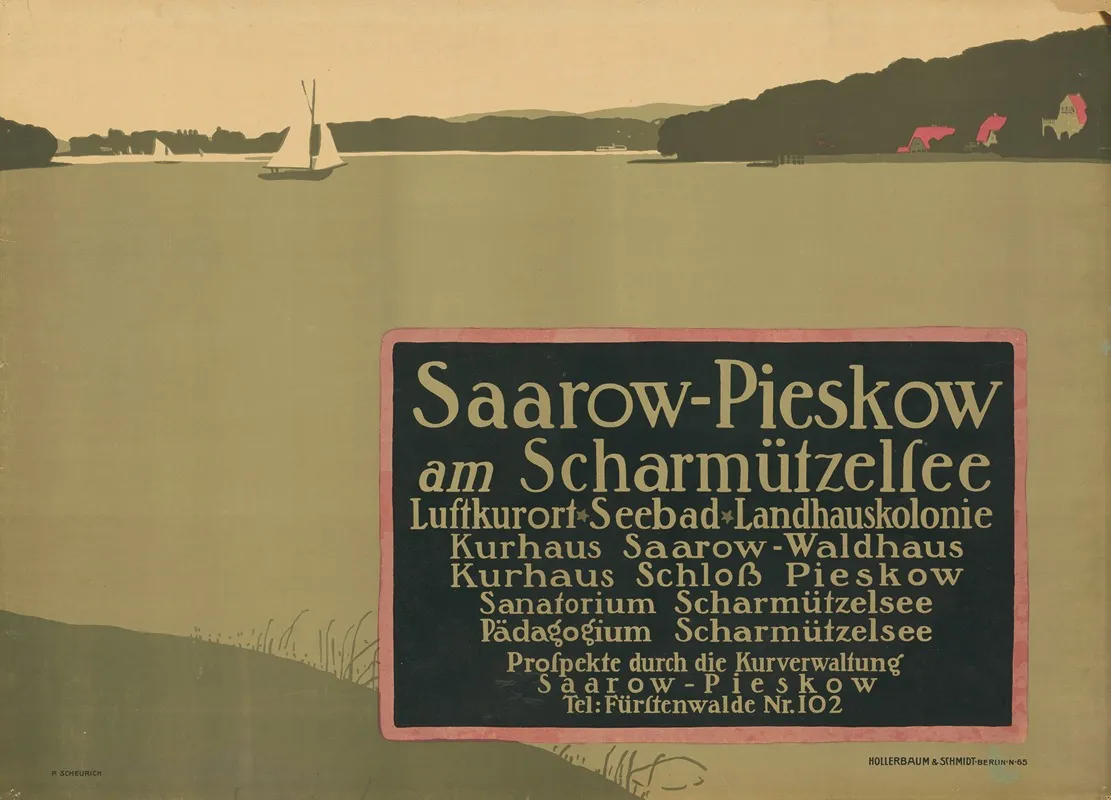 Saarow Pieskow Am Scharmutzelsee Luftkurort Seebad Landhauskolonie