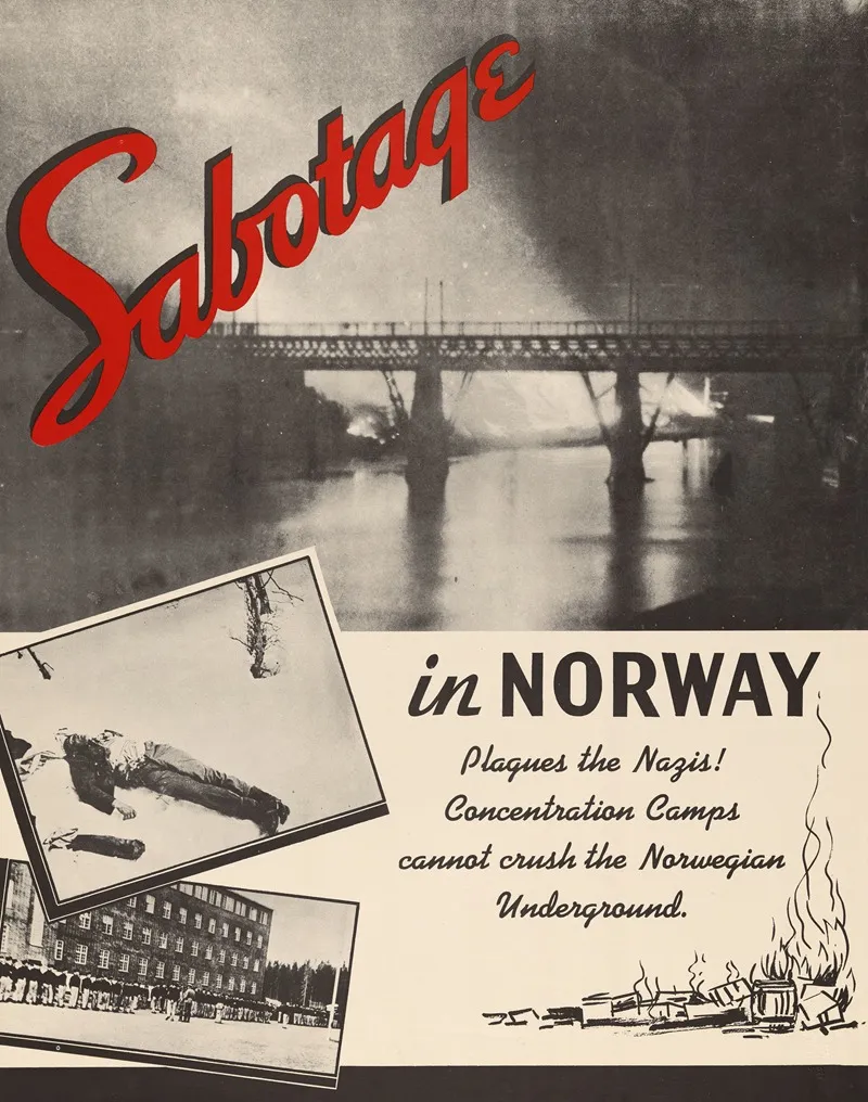 Sabotage In Norway Plagues The Nazis