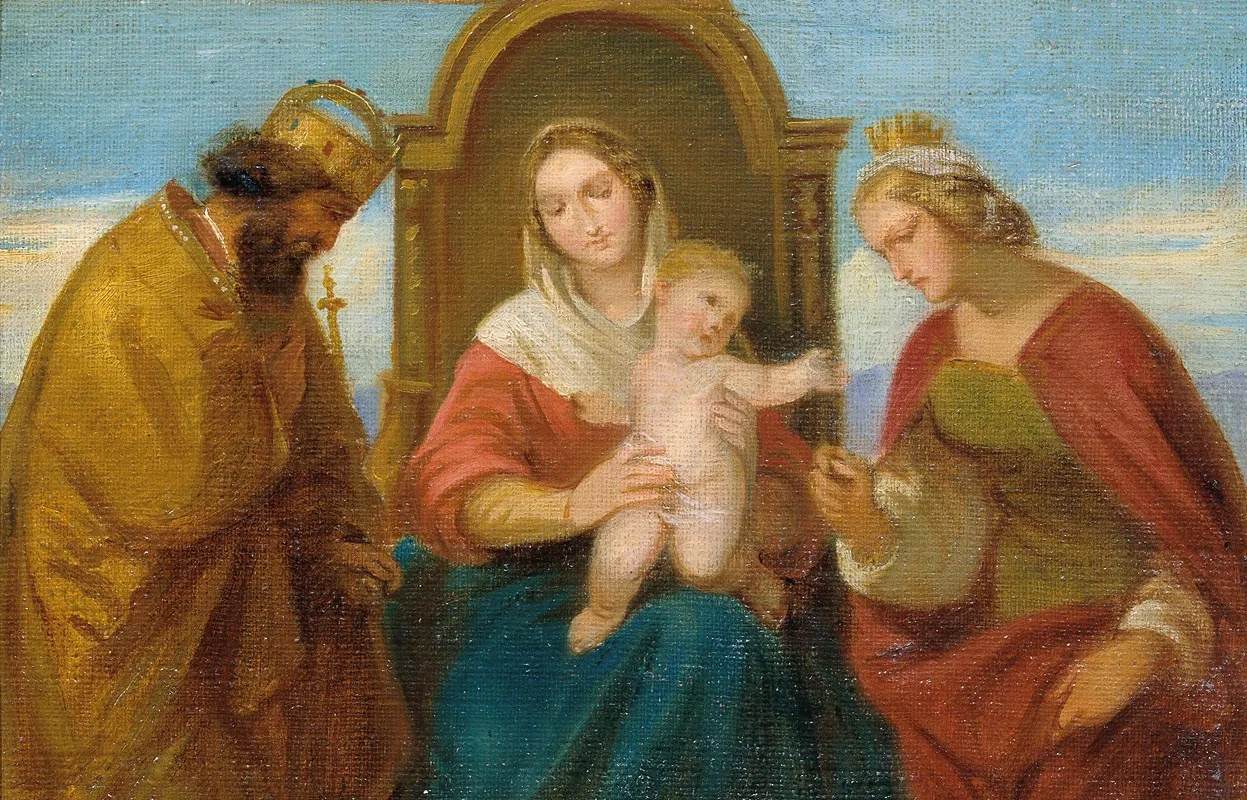 Sacra Conversazione 2 Wall Art by Joseph Hasslwander - High-Resolution Digital Print