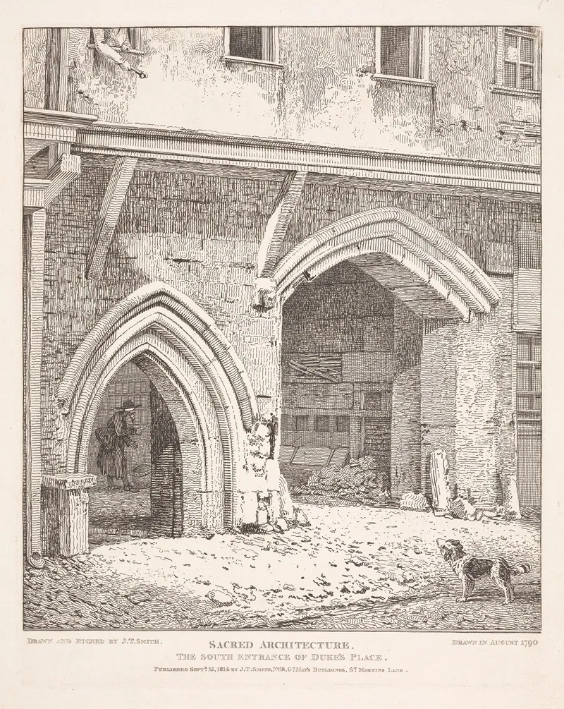 Sacred Architecture The South Entrance Of Dukes Place