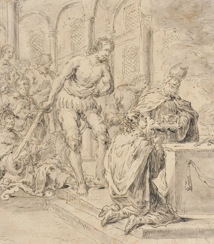 Sacrificial Scene 2 Wall Art by Leonaert Bramer - High-Resolution Digital Print