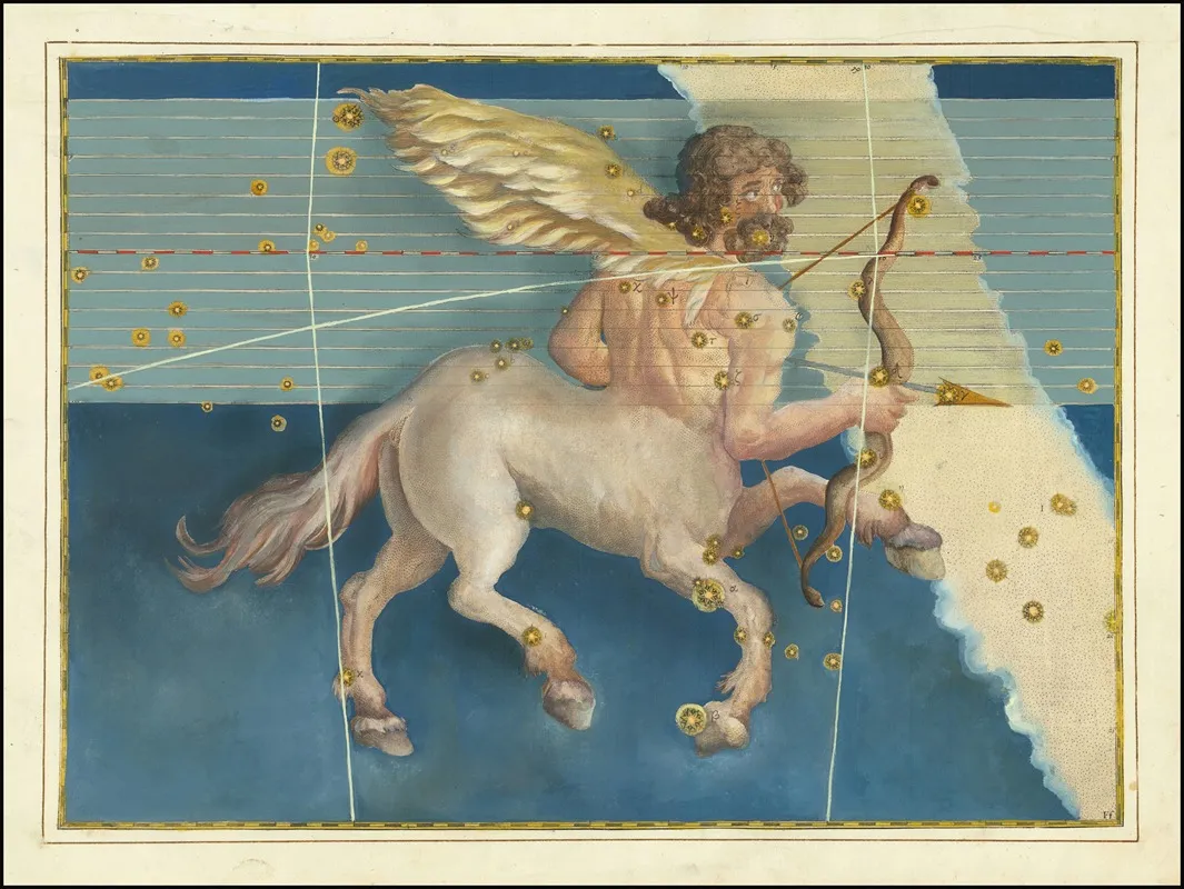 Sagittarius 2 Wall Art by Johann Bayer - High-Resolution Digital Print