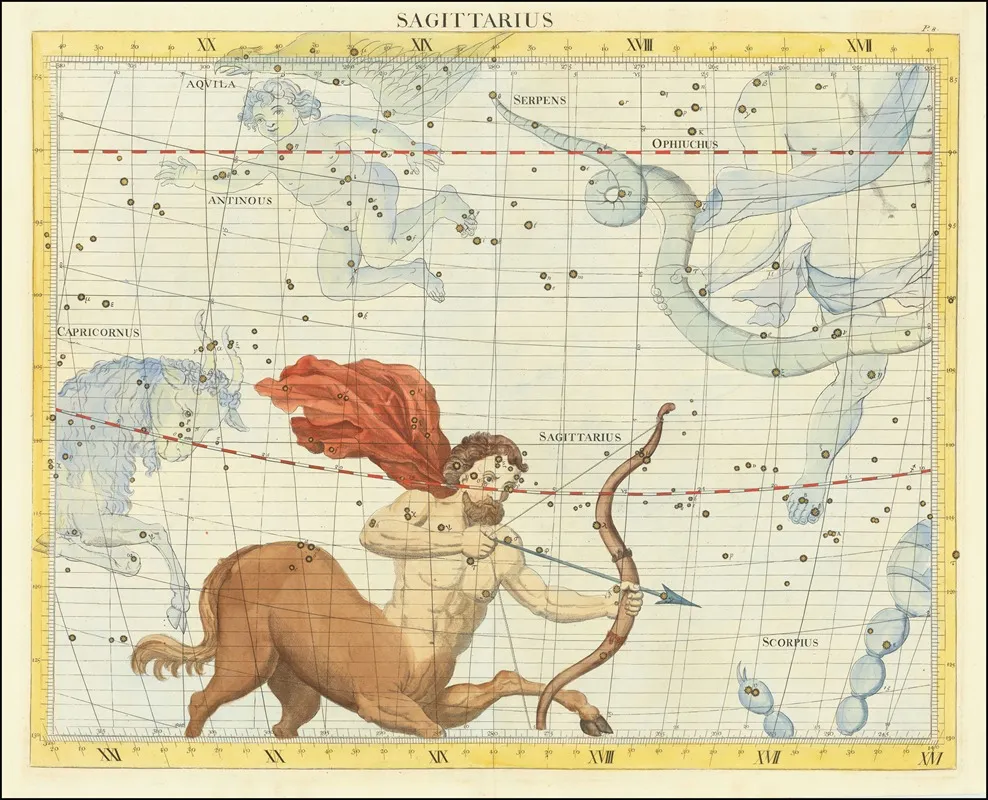 Sagittarius 3 Wall Art by John Flamsteed - High-Resolution Digital Print