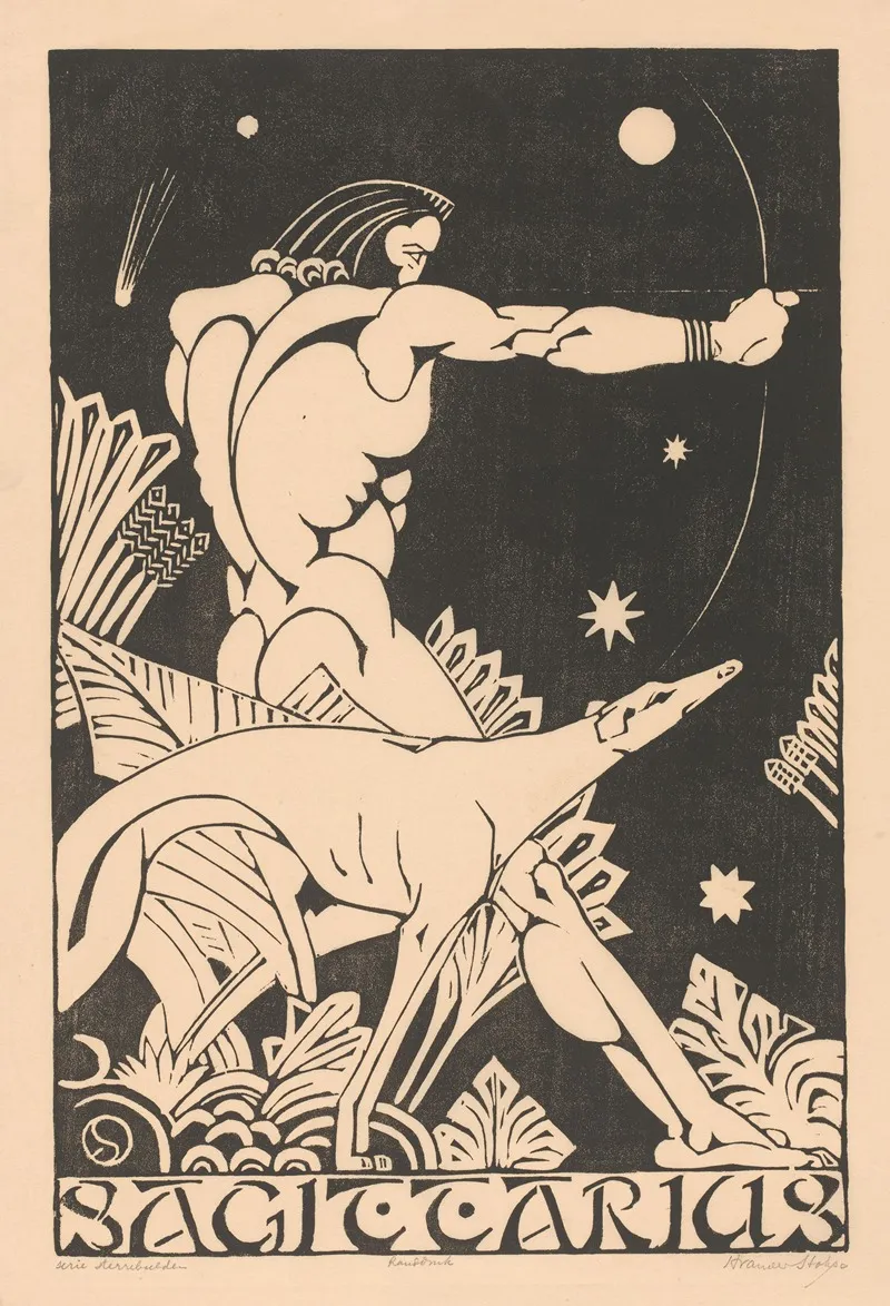 Sagittarius Wall Art by Henri van der Stok - High-Resolution Digital Print