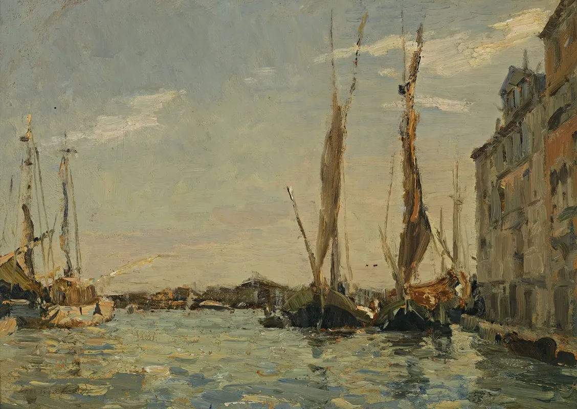 Sailing Boats Venice Wall Art by Emma Ciardi - High-Resolution Digital Print