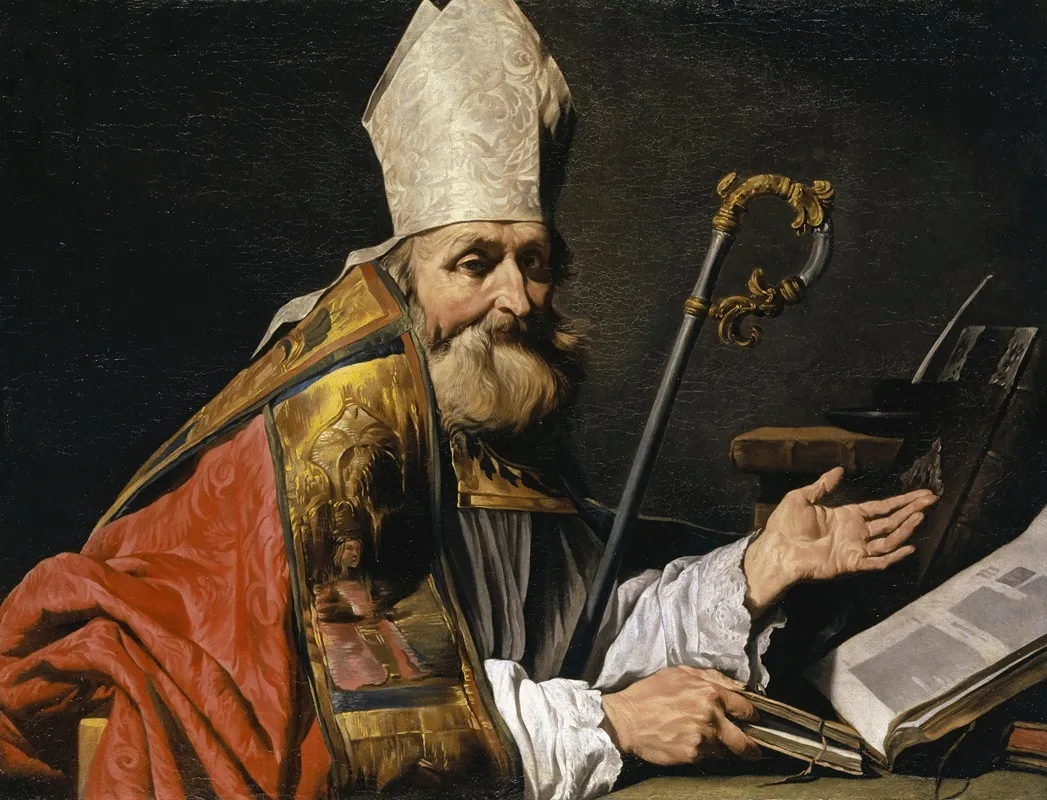 Saint Ambrose 2 Wall Art by Matthias Stom - High-Resolution Digital Print