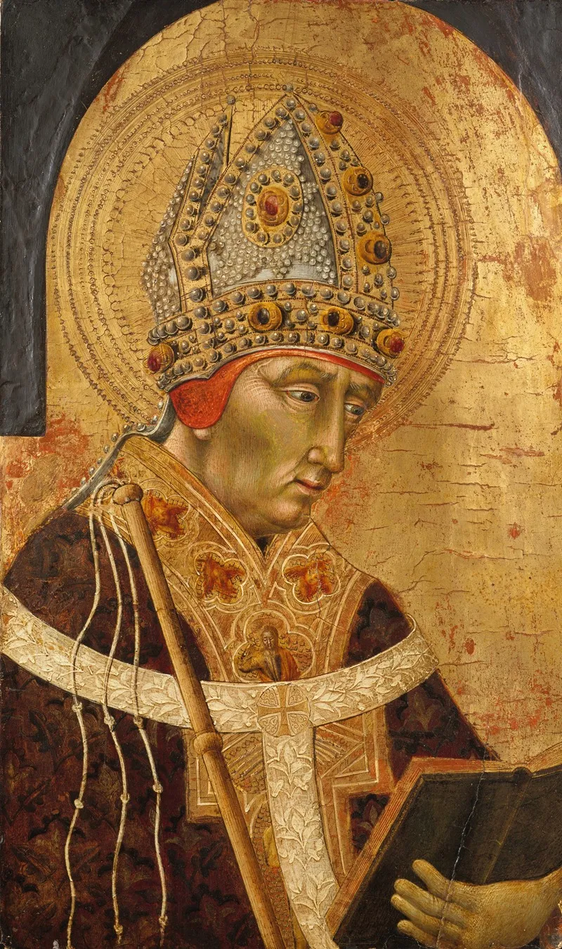 Saint Ambrose 4 Wall Art by Giovanni di Paolo - High-Resolution Digital Print
