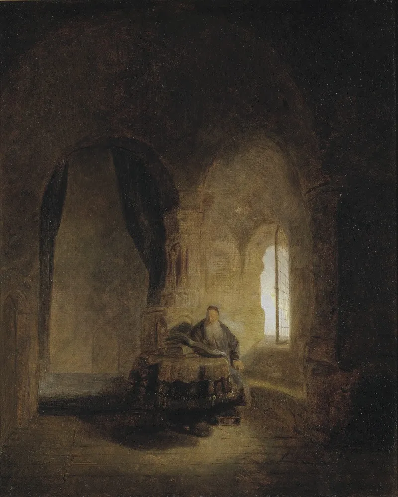 Saint Anastase After Rembrandt