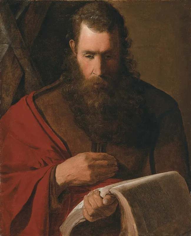 Saint Andrew 12 Wall Art by Georges de La Tour - High-Resolution Digital Print