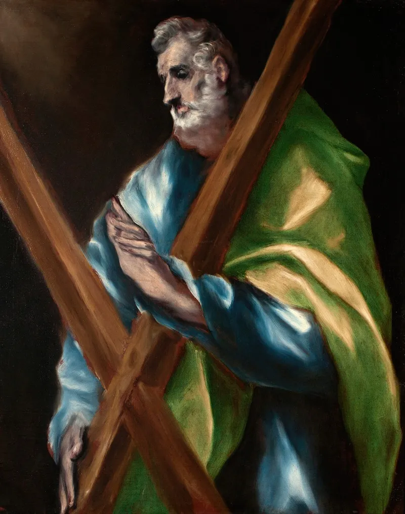 Saint Andrew 13 Wall Art by El Greco (Domenikos Theotokopoulos) - High-Resolution Digital Print