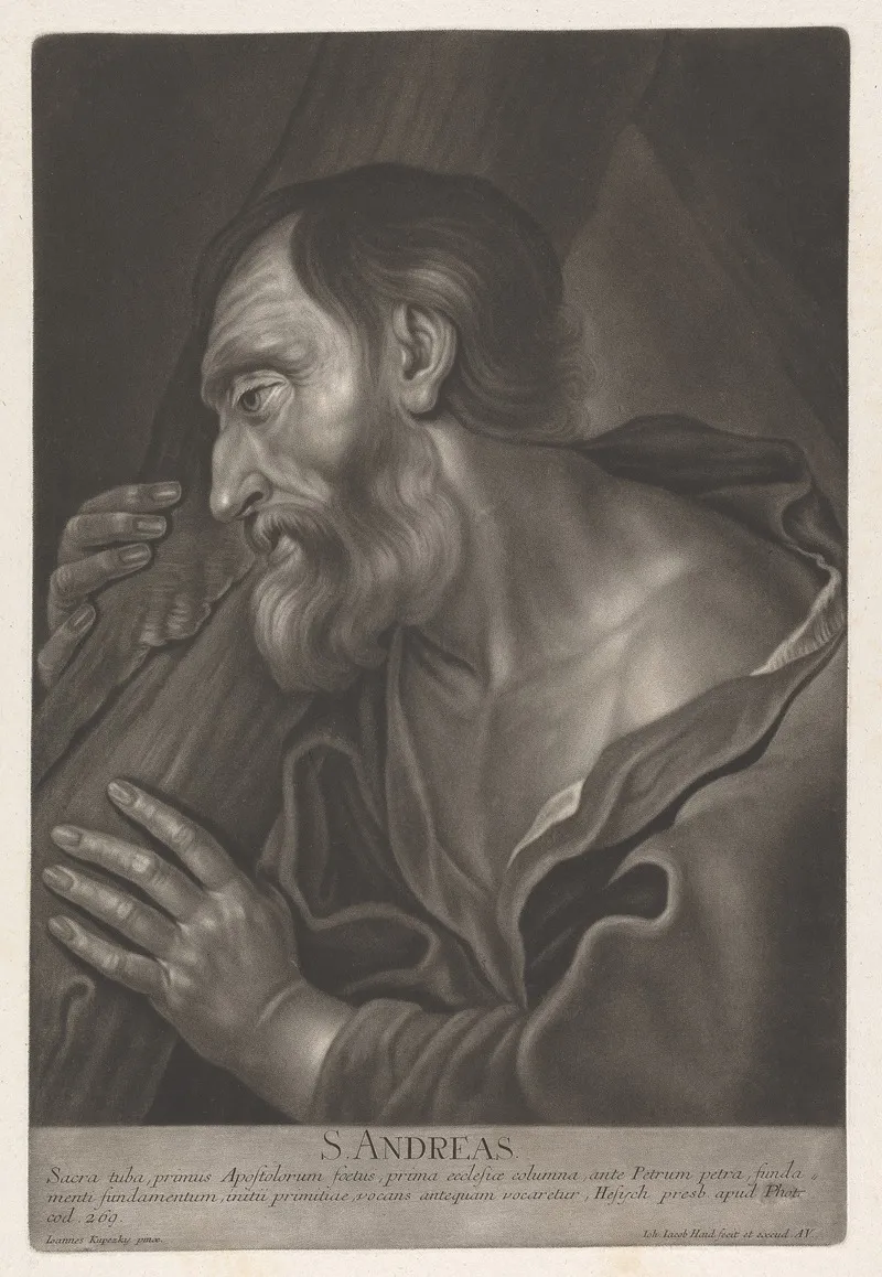 Saint Andrew 16 Wall Art by Johann Kupezky - High-Resolution Digital Print