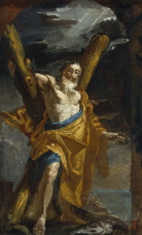 Saint Andrew 2 Wall Art by Mattia Preti - High-Resolution Digital Print