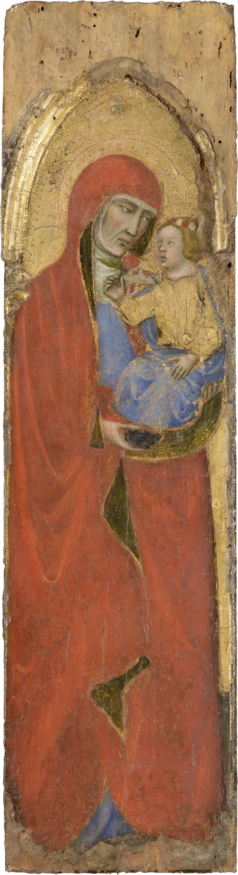 Saint Anna And The Infant Mary Wall Art by Andrea Vanni - High-Resolution Digital Print