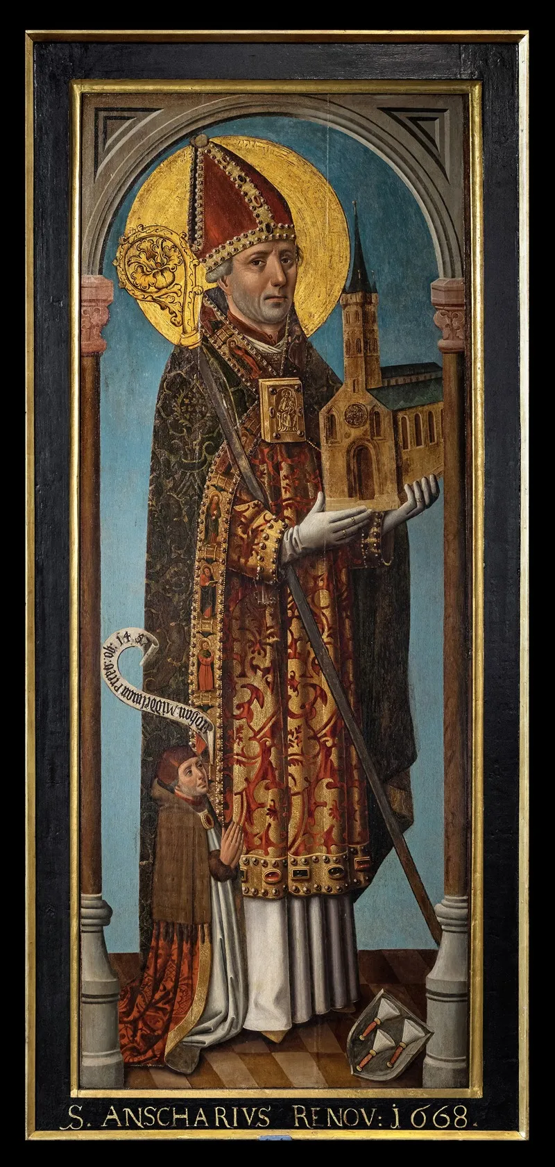 Saint Ansgar Wall Art by Hans Bornemann - High-Resolution Digital Print