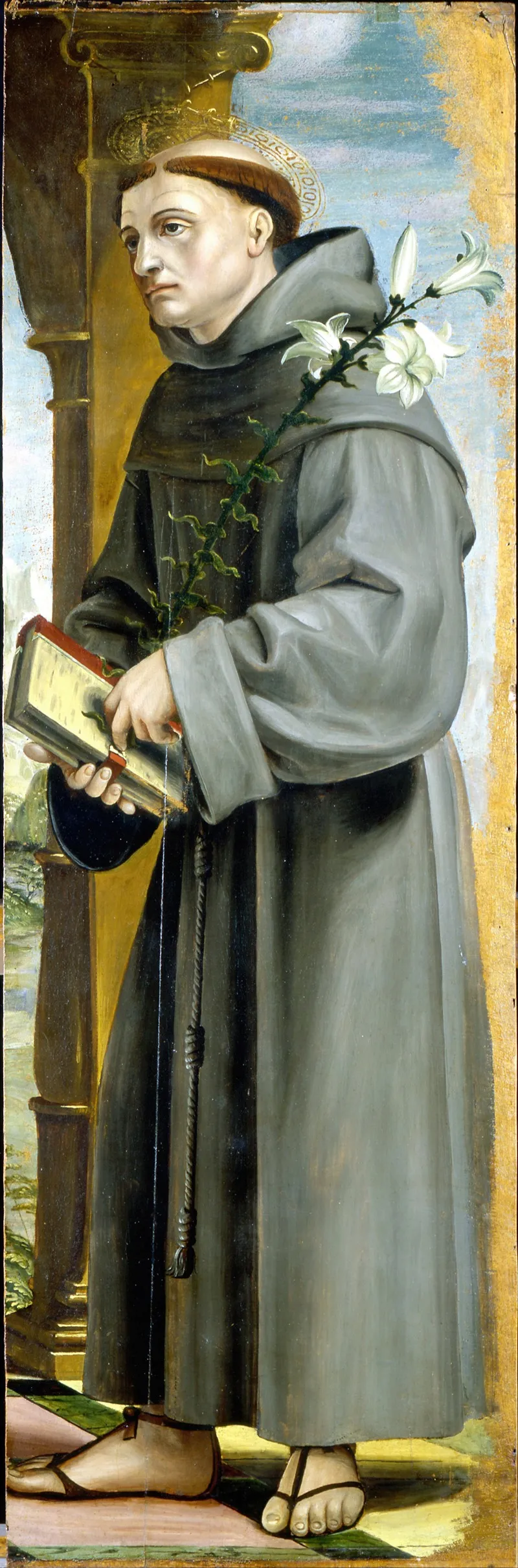 Saint Anthony Of Padua 3 Wall Art by Bernardo Zenale - High-Resolution Digital Print