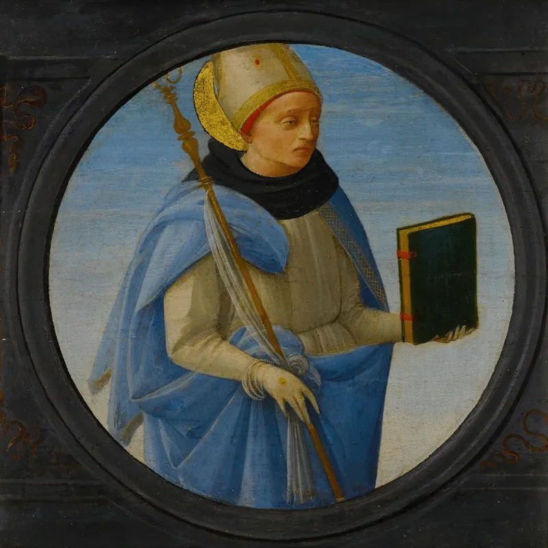 Saint Augustine 2 Wall Art by Bartolomeo di Giovanni - High-Resolution Digital Print