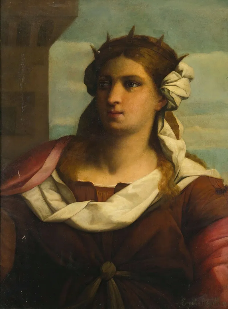 Saint Barbara 3 Wall Art by Emilie Rouillon - High-Resolution Digital Print