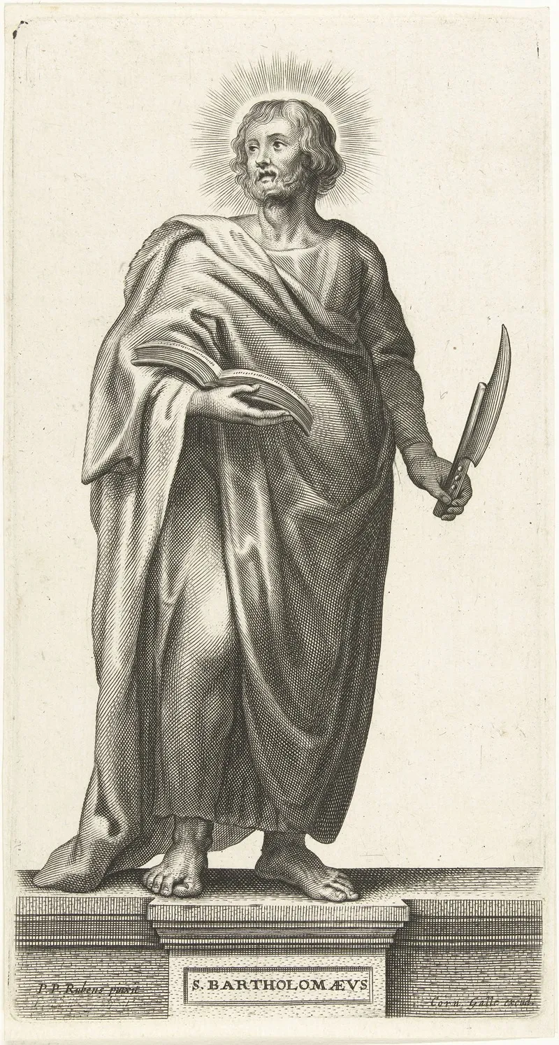 Saint Bartholomew 13 Wall Art by Petrus Clouwet - High-Resolution Digital Print