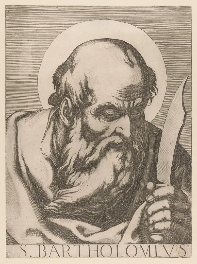 Saint Bartholomew 14 Wall Art by Raffaello Schiaminossi - High-Resolution Digital Print