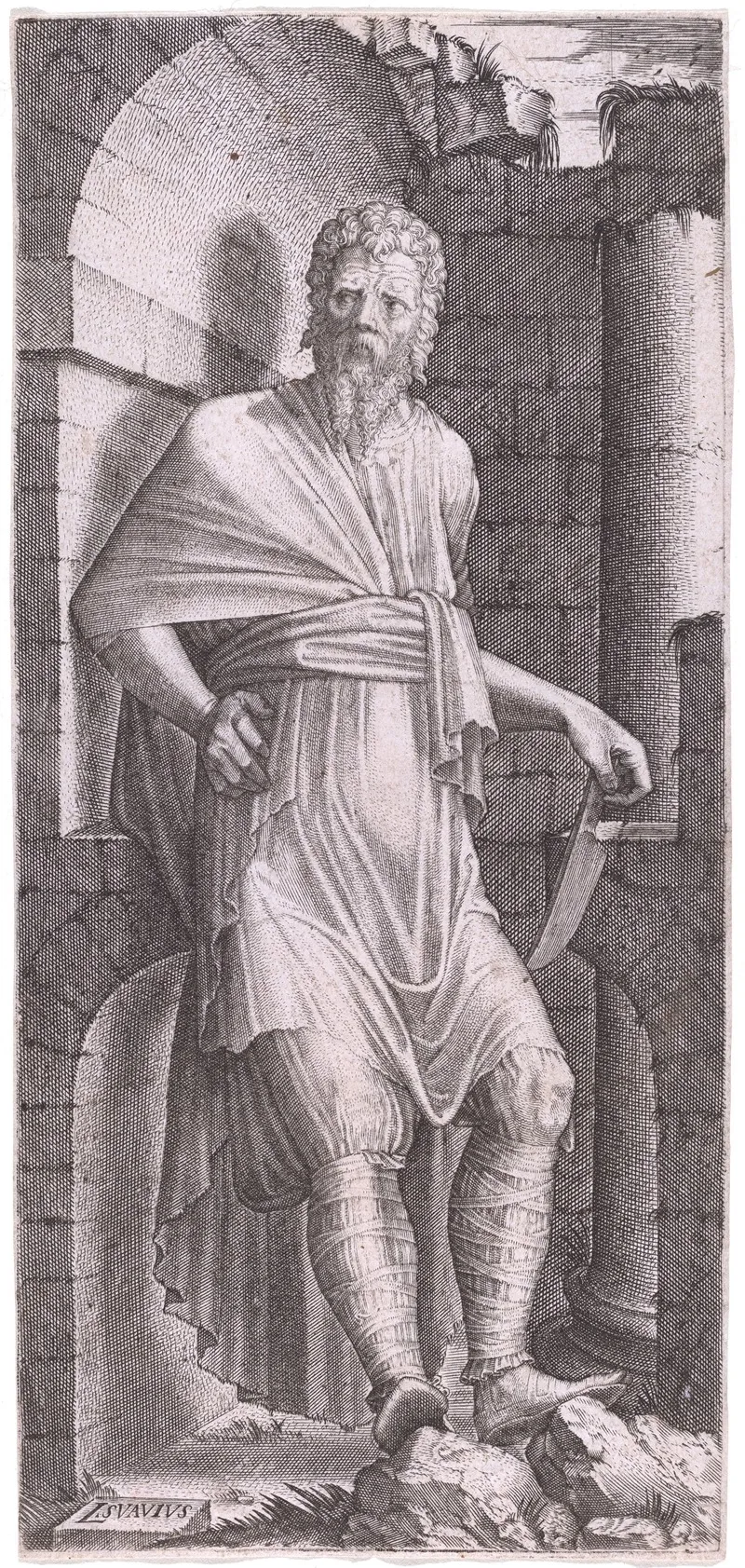 Saint Bartholomew 2 Wall Art by Lambert Suavius - High-Resolution Digital Print